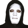 Robotmaske plast, hvid