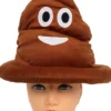 Shit smiley-hat, bæ-brun