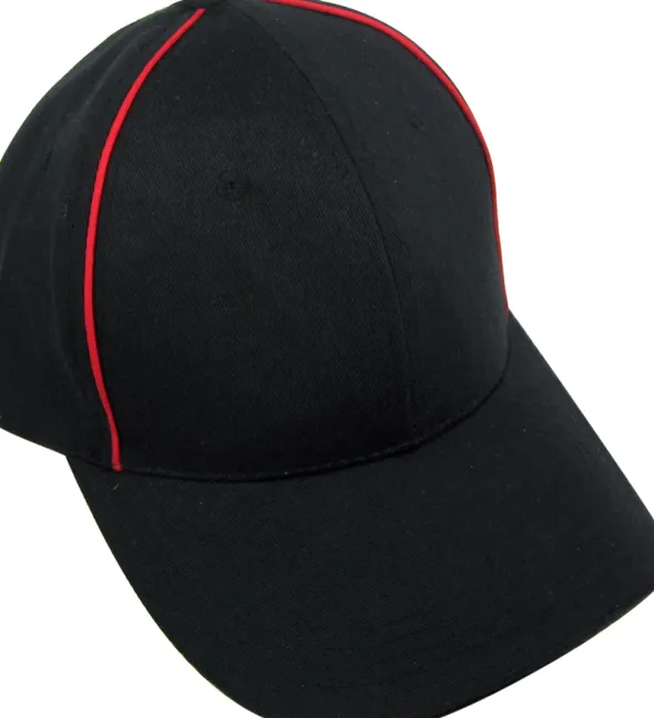 Sort cap røde striber, barn