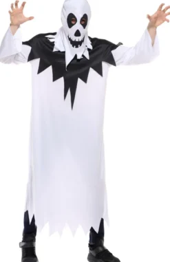 Spøgelse kostume hvid, M
