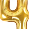 Tal ballon 4 guld 35 cm