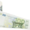 Toiletpapir 100 Euro-sedler