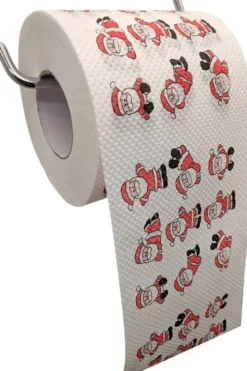 Toiletpapir med julemænd