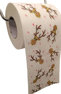 Toiletpapir med Rudolf