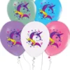 Unicorn balloner 30 cm 5-pak