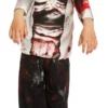 Zombie dreng kostume 7-9 år