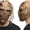 Zombie hoved maske med hår