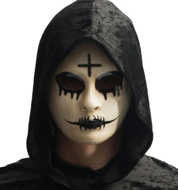 Zombie nonne maske, hård plast